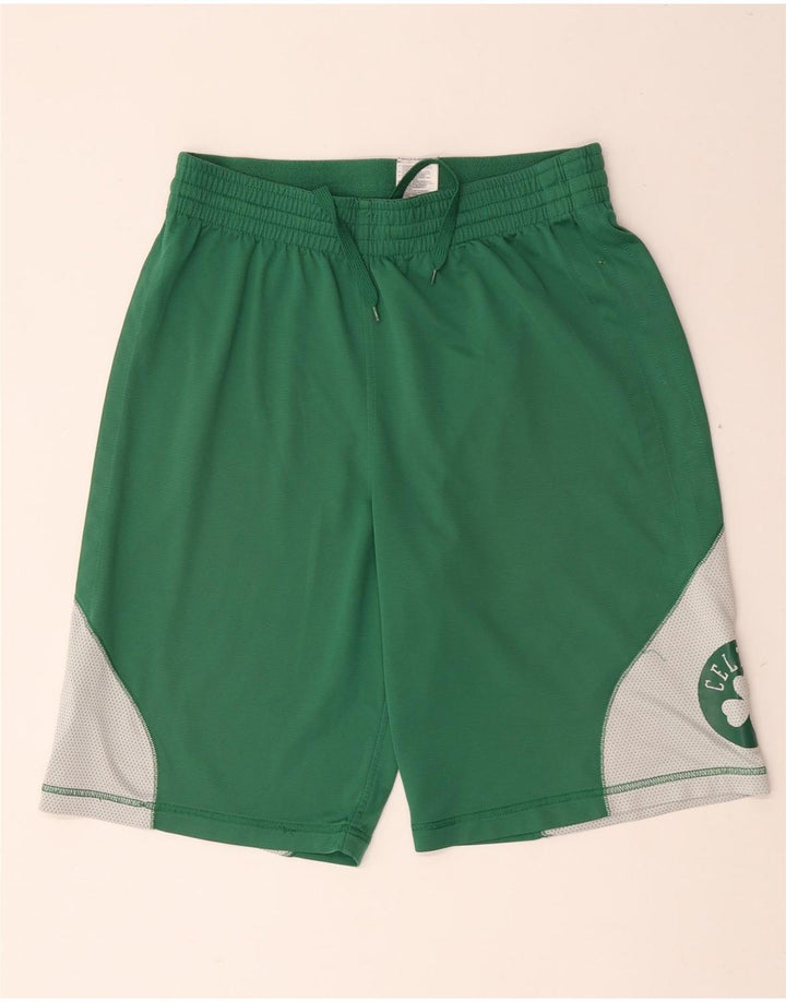 Ανδρικά σορτς Adidas Celtics με μεσαίο πράσινο χρώμα πολυεστέρα