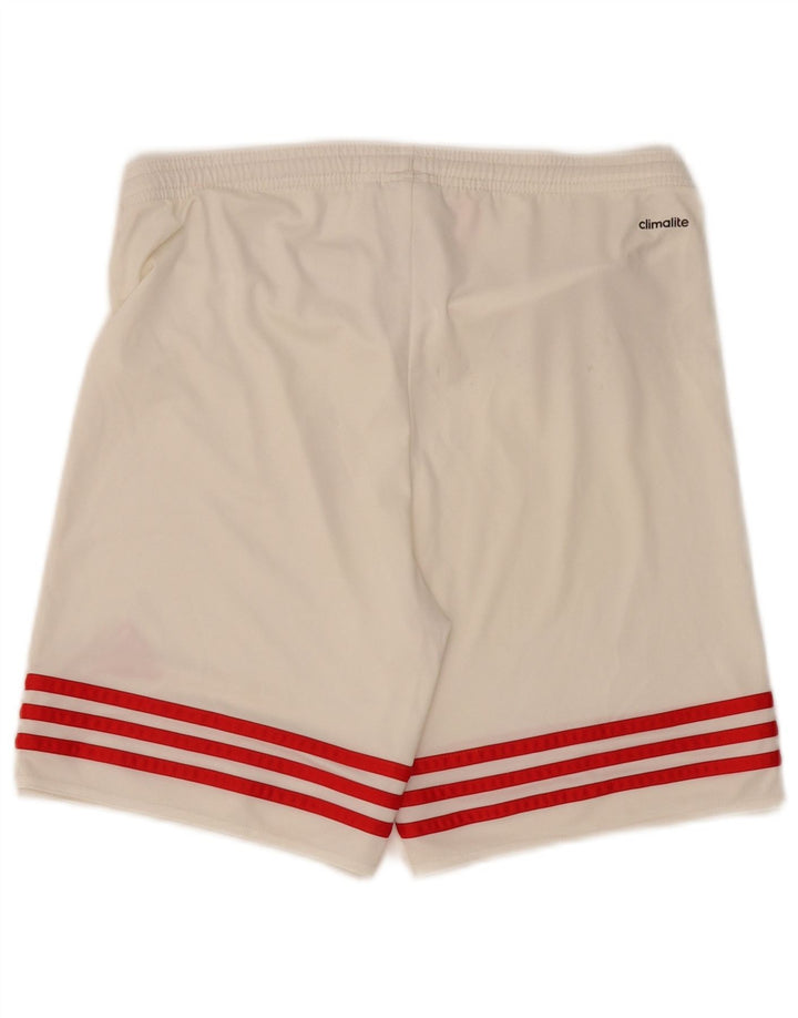 Αθλητικά σορτς ADIDAS για αγόρια Climalite 13-14 ετών XL Off White Polyester