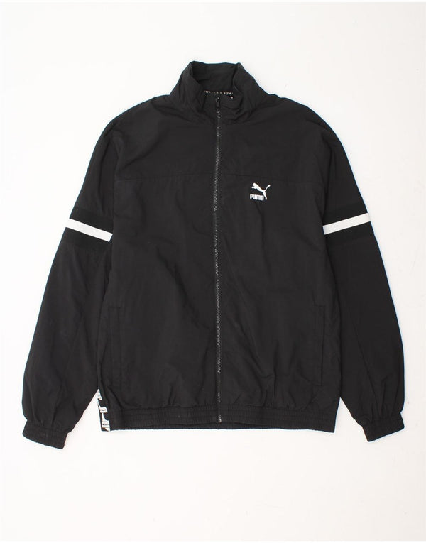 PUMA Ανδρικό γραφικό μπουφάν βροχής UK 40 Large Black Polyamide