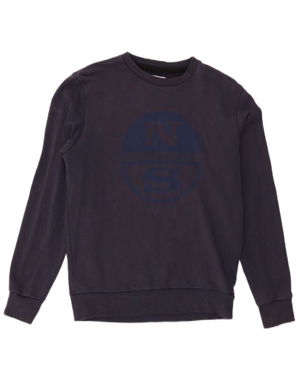 Ανδρικό γραφικό φούτερ North Sails Jumper Medium Navy Blue Cotton