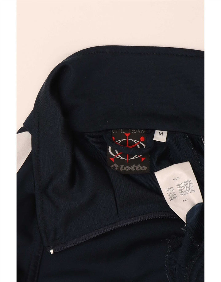 Ανδρική φόρμα γραφικών Lotto Top Jacket Medium Navy Blue Colourblock