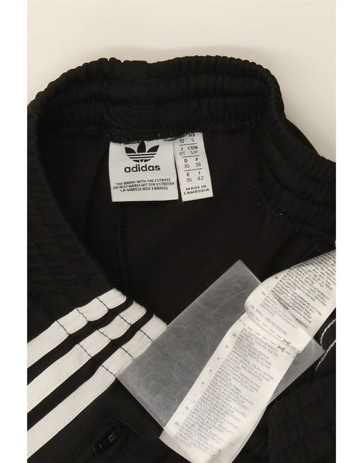 Γυναικεία αθλητική φόρμα Adidas Παντελόνι UK 10 Small Black Polyester