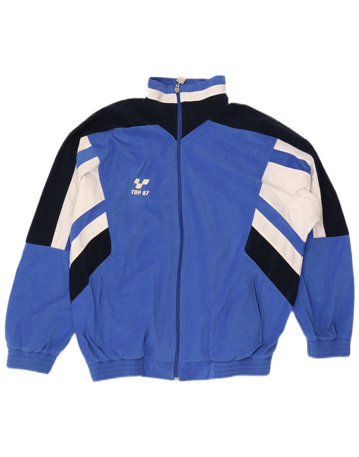 Ανδρική φόρμα Vintage Top Jacket IT 48 Medium Blue Colourblock Polyester