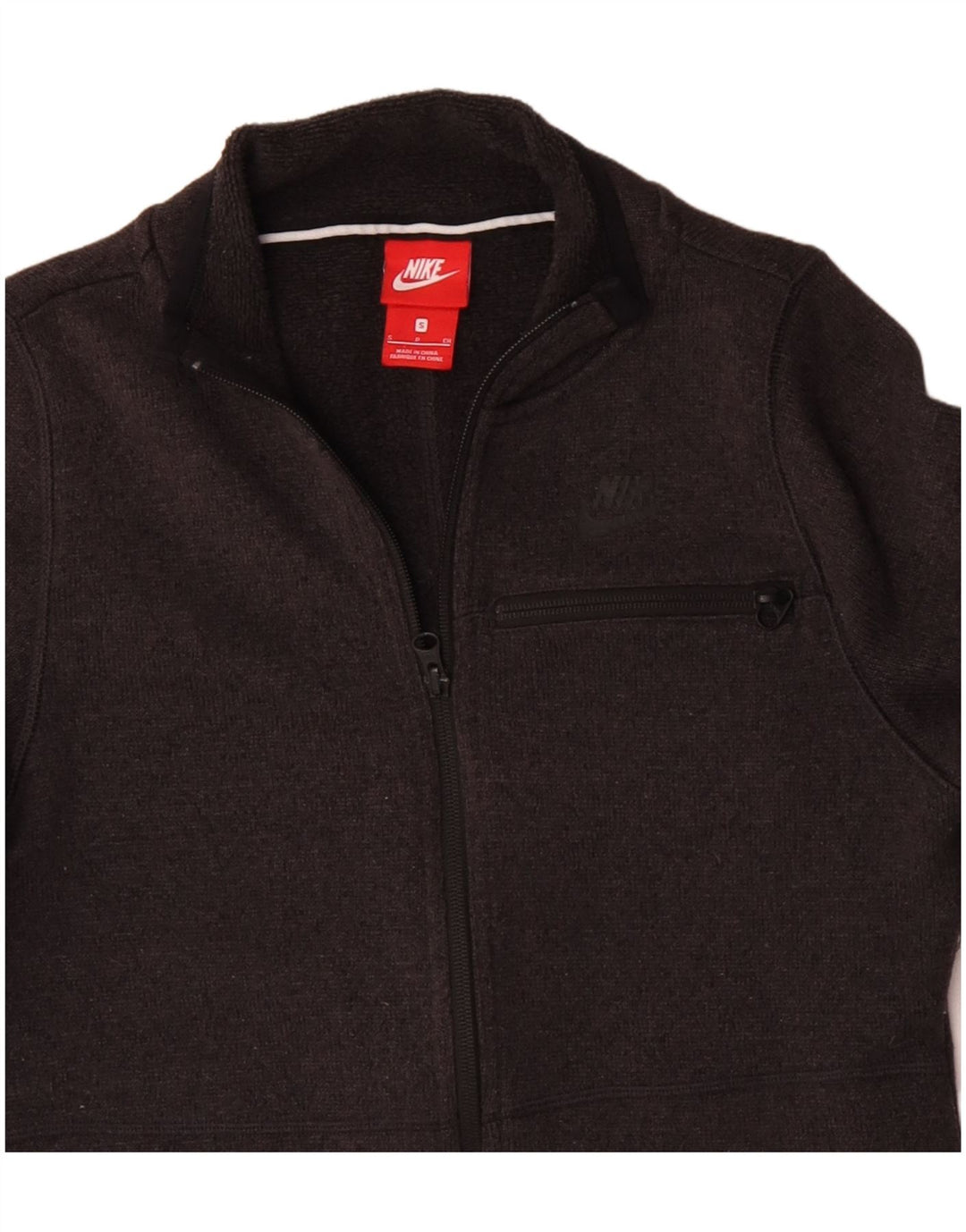 Γυναικεία φόρμα NIKE Top Jacket UK 10 Small Grey Polyester