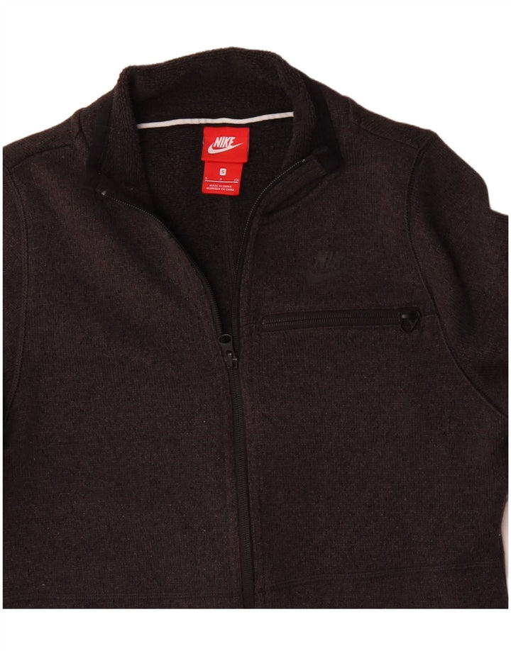 Γυναικεία φόρμα NIKE Top Jacket UK 10 Small Grey Polyester