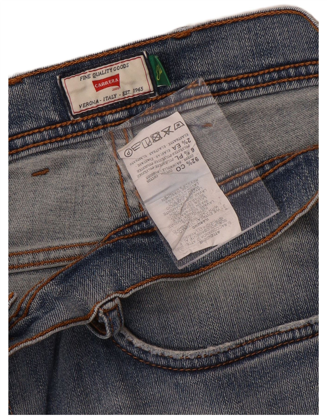 Ανδρικό τζιν Carrera Distressed Slim W34 L33 Μπλε βαμβακερό