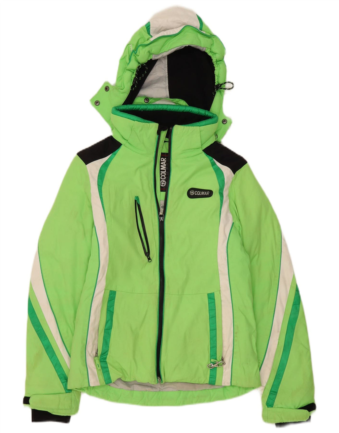 Colmar Γυναικείο μπουφάν σκι με κουκούλα IT 40 XS Green Colourblock