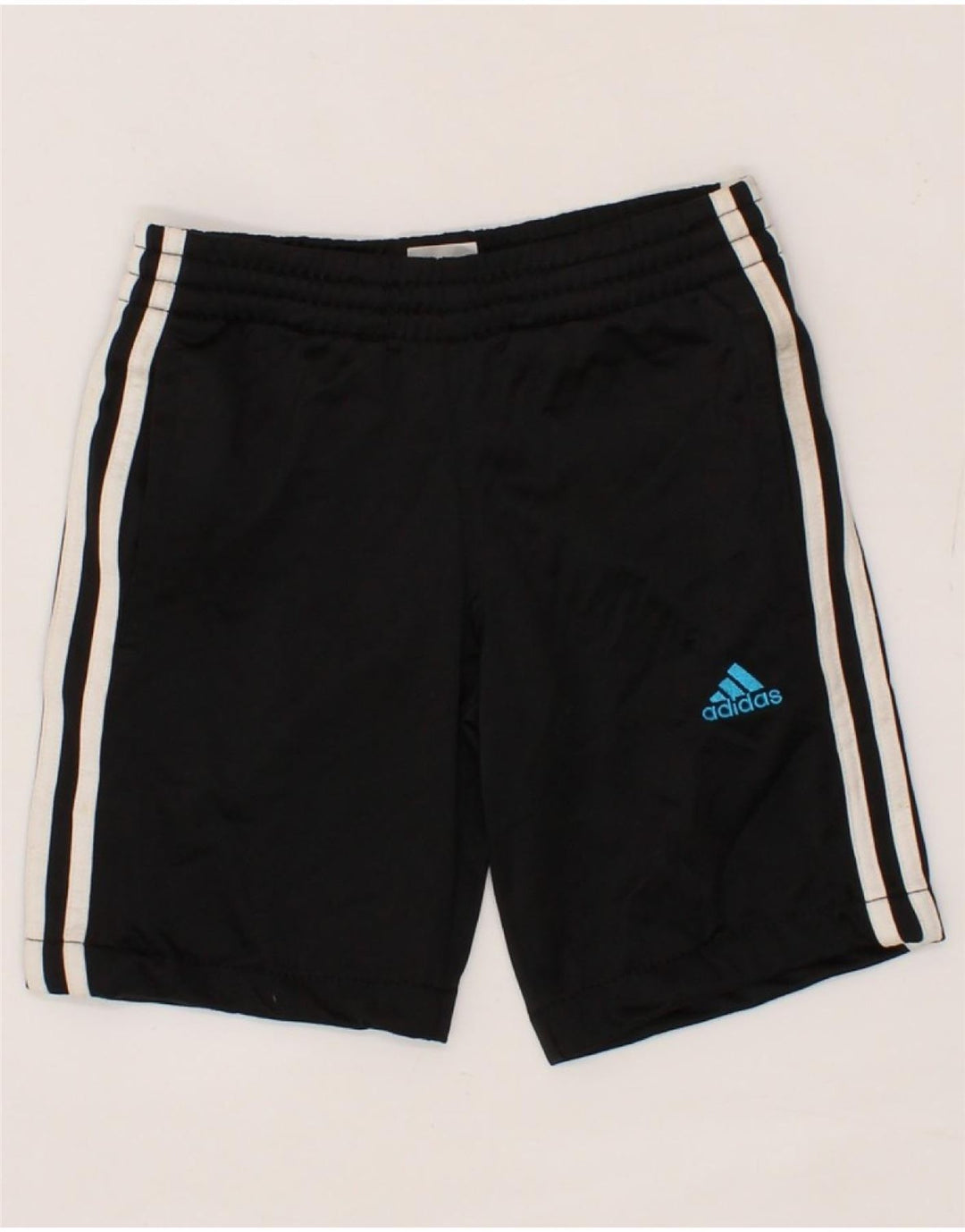 ADIDAS Boys Sport Shorts 7-8 Years Black Polyester Vintage Adidas and Second-Hand Adidas from Messina Hembry 