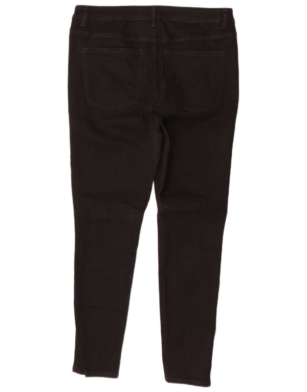Marks & Spencer Womens The Ivy Skinny Jeans UK 16 Large W34 L28 Black