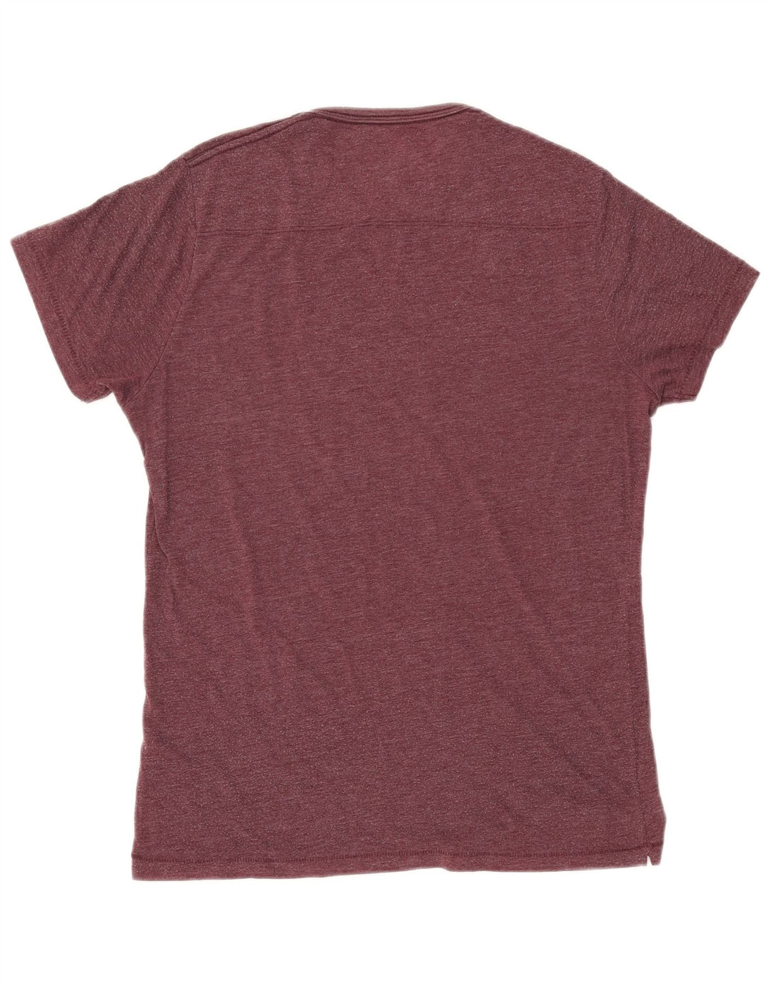 ΓΑΛΛΙΚΗ ΣΥΝΔΕΣΗ Ανδρικό T-Shirt Top Μεσαίο μπορντό βαμβάκι