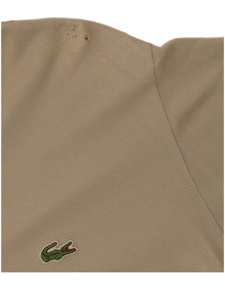 Ανδρικό πουκάμισο πόλο Lacoste, μέγεθος 6 XL Μπεζ