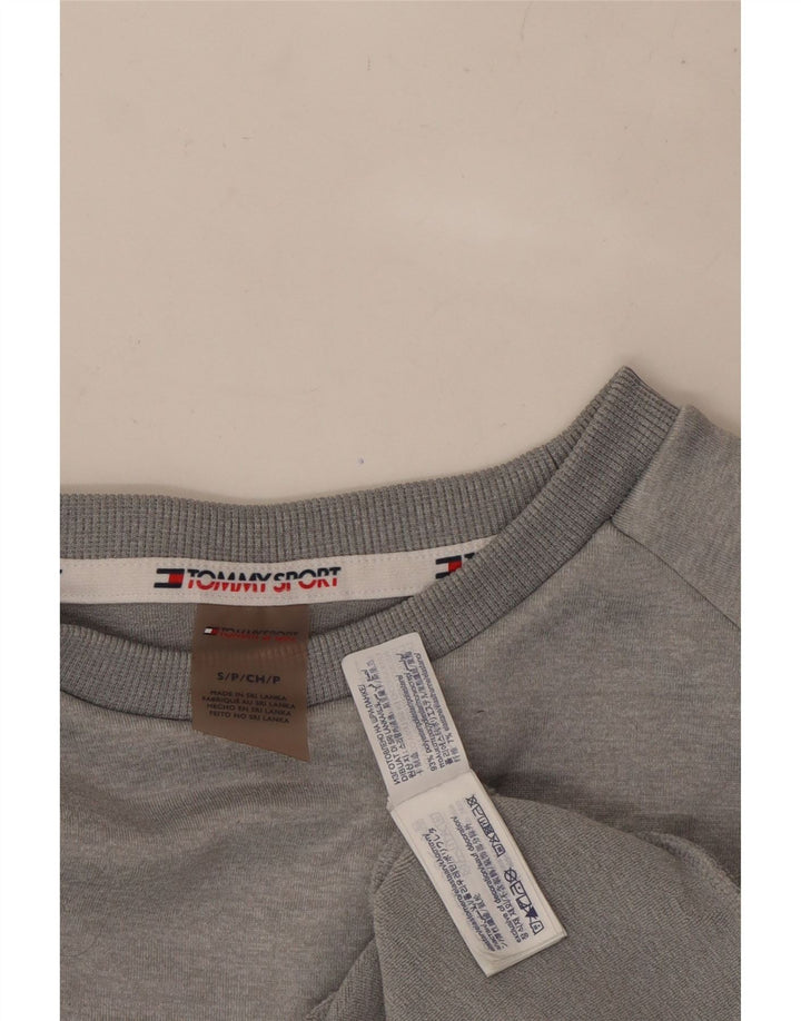 TOMMY HILFIGER Ανδρικό γραφικό φούτερ Jumper Small Grey Colourblock