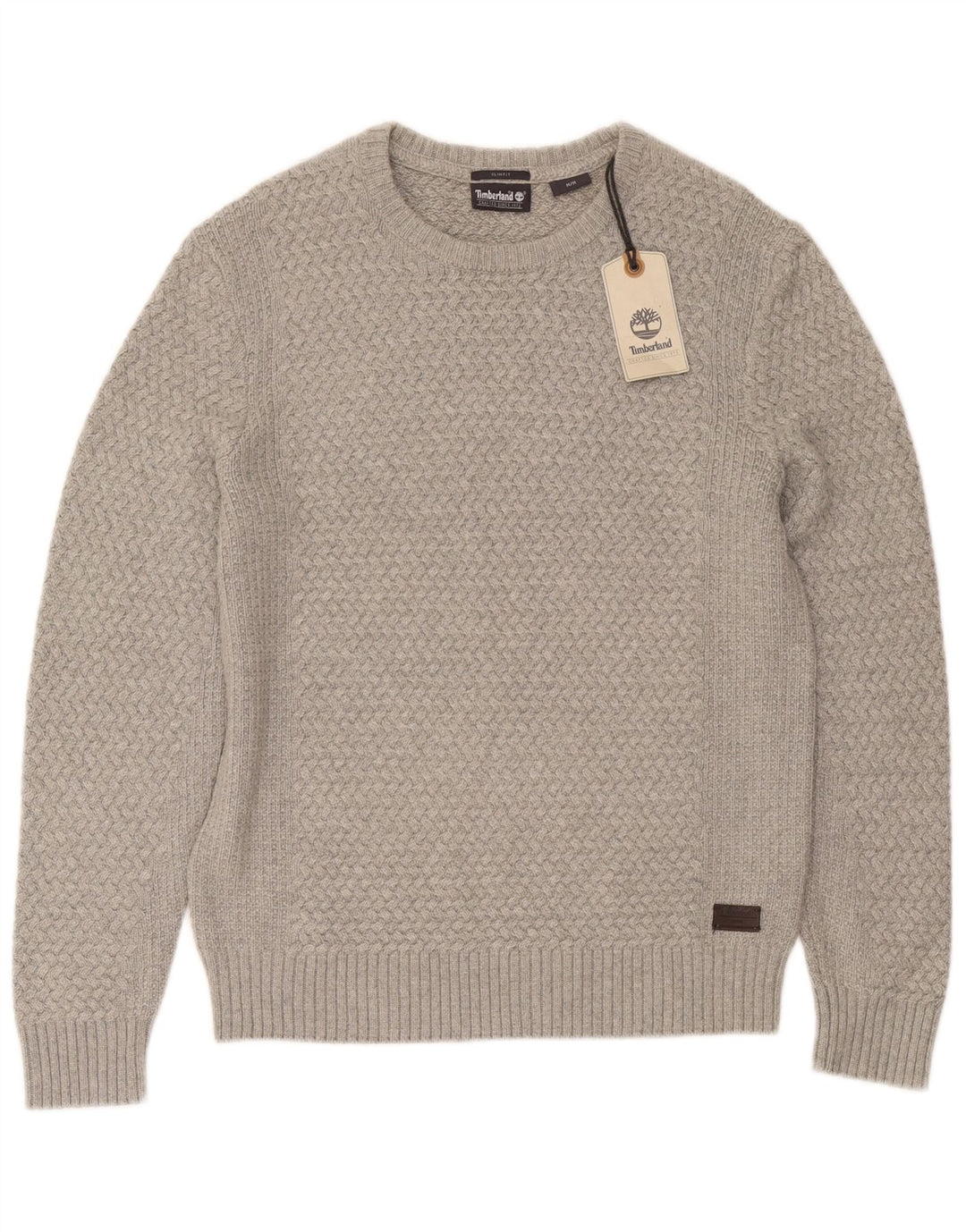 Ανδρικό πουλόβερ Timberland Slim Fit Boat Neck Jumper Medium Grey Viscose