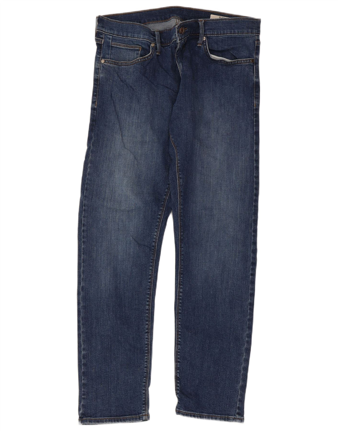 Ανδρικό Slim Jeans Marks & Spencer W34 L31 Blue Cotton