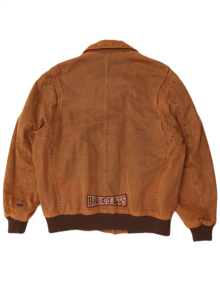 Ανδρικό μπουφάν WPM τύπου A-8 Graphic Bomber UK 42 XL Brown Colourblock