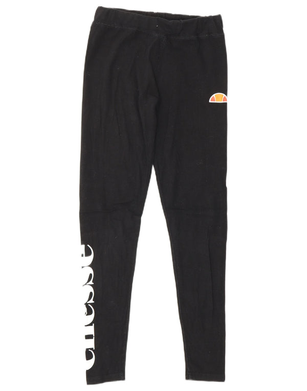 ELLESSE Γυναικείο Γραφικό Κολάν UK 8 Small Black