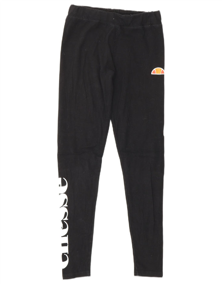 ELLESSE Γυναικείο Γραφικό Κολάν UK 8 Small Black