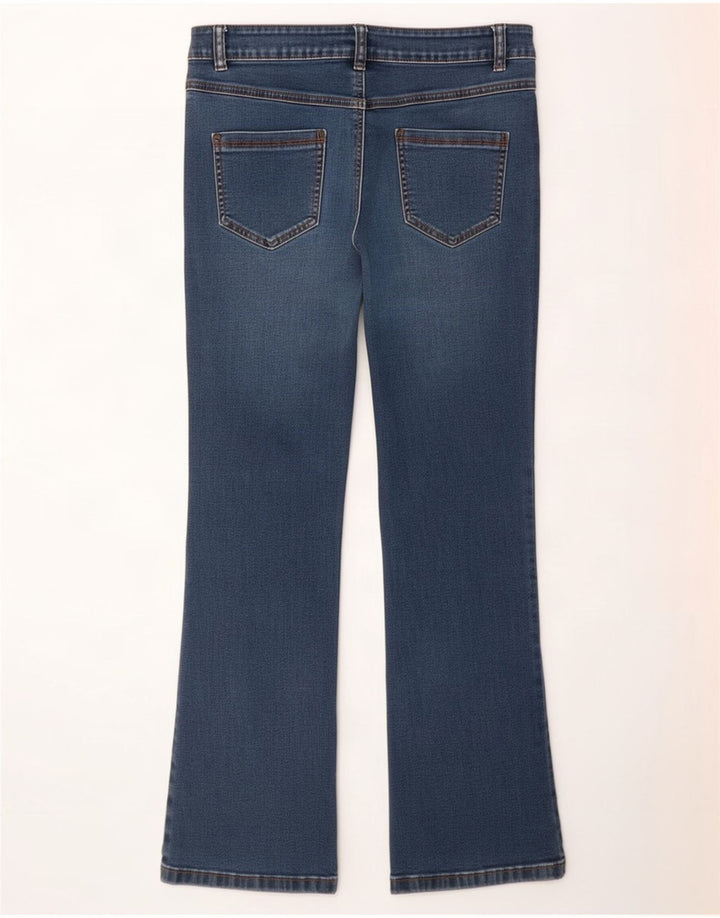 M&Co Γυναικεία Bootcut Jeans UK 12 Medium W30 L28 Blue Cotton