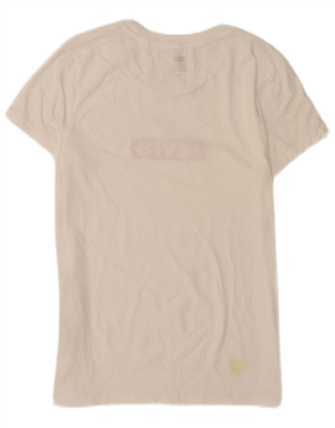 Γυναικείο γραφικό μπλουζάκι Levi's Top UK 8 μικρό λευκό βαμβακερό