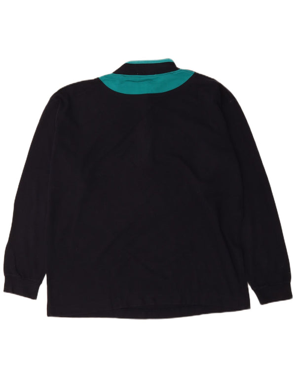Ανδρική φόρμα πουλόβερ με φερμουάρ Fila Top IT 54 XL Navy Blue Colourblock