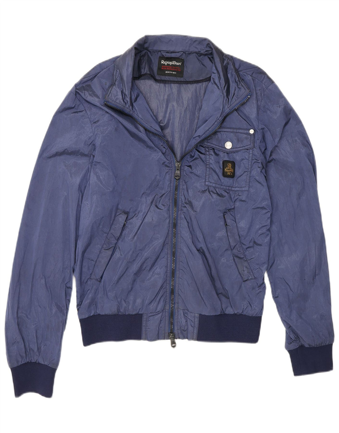 Ανδρικό μπουφάν Refrigiwear Bomber IT 46 Small Blue Colourblock Polyamide