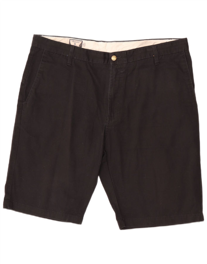 Ανδρικό σορτς Chino Volcom W38 XL μαύρο βαμβακερό