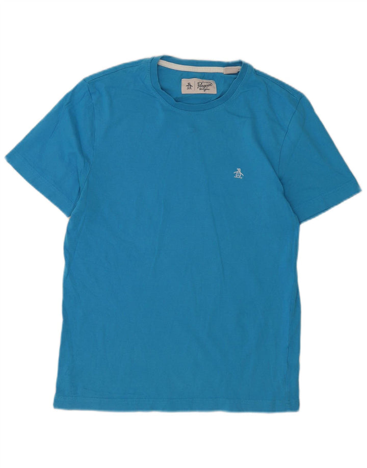 Ανδρικό T-Shirt Penguin Μπλουζάκι Μικρό Μπλε Βαμβακερό