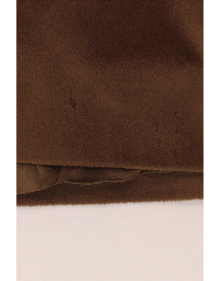 Max Mara Γυναικείο Oversized Πανωφόρι UK 12 Μαλλί μεσαίου καφέ