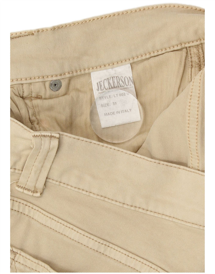 Ανδρικό Jeckerson Tapered Jeans W31 L31 Beige Cotton