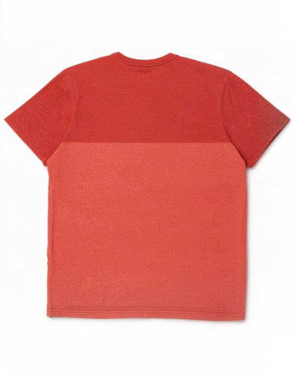 Mossimo Ανδρικό T-Shirt Top Medium Red Colorblock Cotton