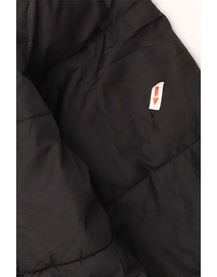 Zara Γυναικείο μπουφάν με επένδυση UK 10 Small Black Polyester