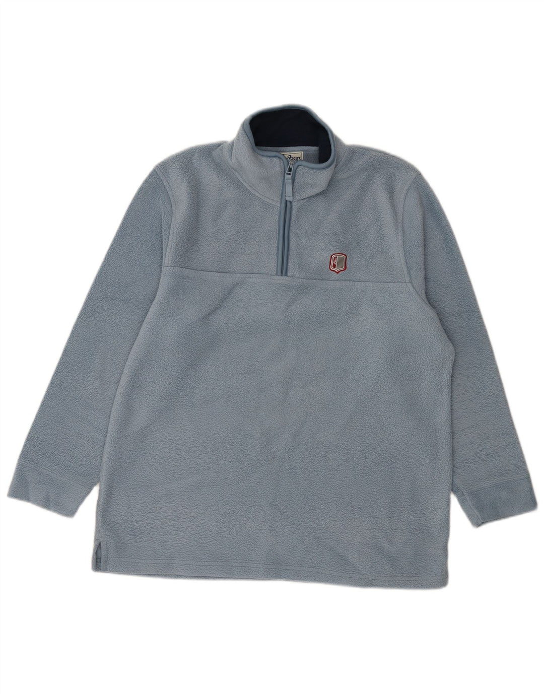 ASICS Ανδρικό φερμουάρ Fleece Jumper Μεγάλο Μπλε Πολυεστέρας