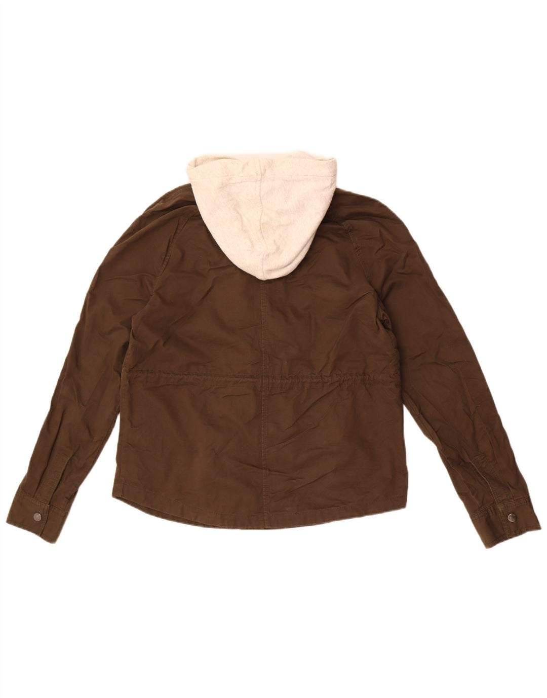 Superdry Γυναικείο Bomber Jacket με κουκούλα UK 14 Medium Khaki Cotton