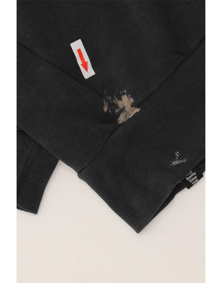 Ανδρικό γραφικό φούτερ Puma Jumper Μεσαίο μαύρο βαμβακερό