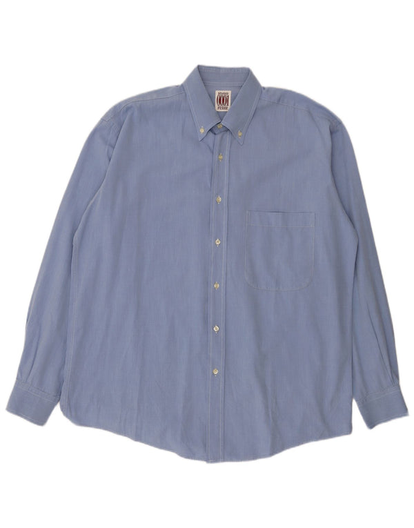 Ανδρικό πουκάμισο Ferre Size 42 16 1/2 Large Blue Cotton