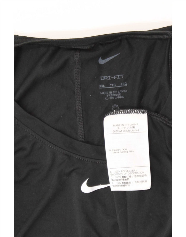Nike Γυναικείο γιλέκο Dri Fit Top UK 20 2XL μαύρο πολυεστέρα