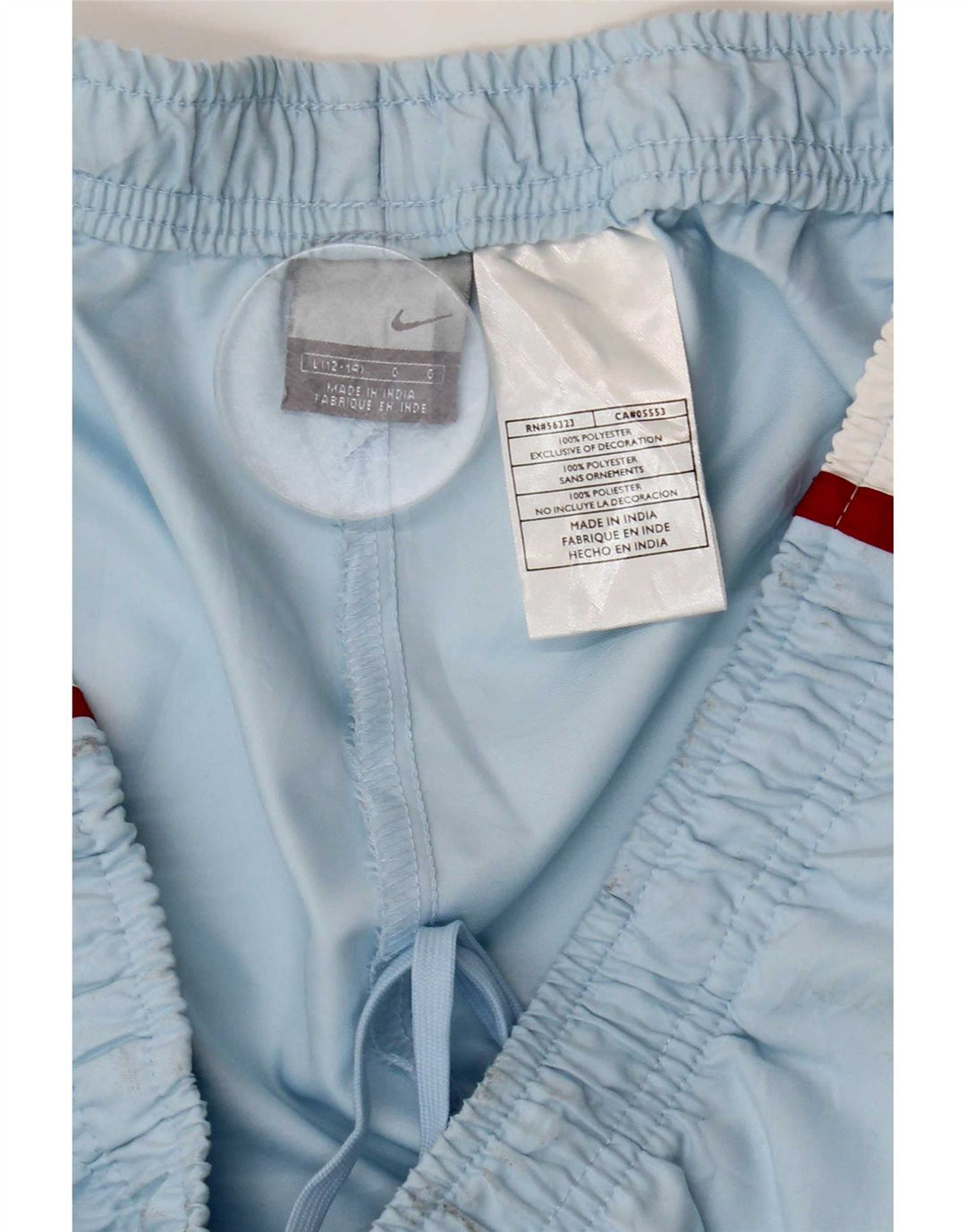Γυναικεία αθλητικά παντελόνια Nike US 12/14 Μεγάλο μπλε χρώμα πολυεστέρα