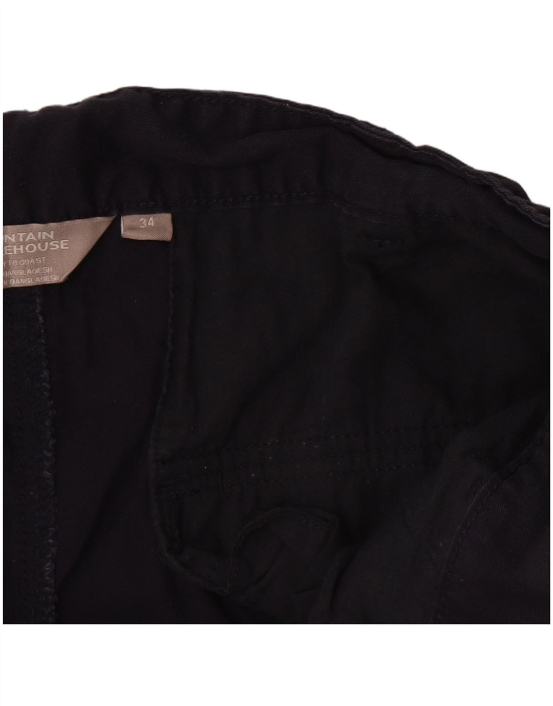Ανδρικό σορτς Cargo Mountain Warehouse W34 Large Navy Blue Cotton