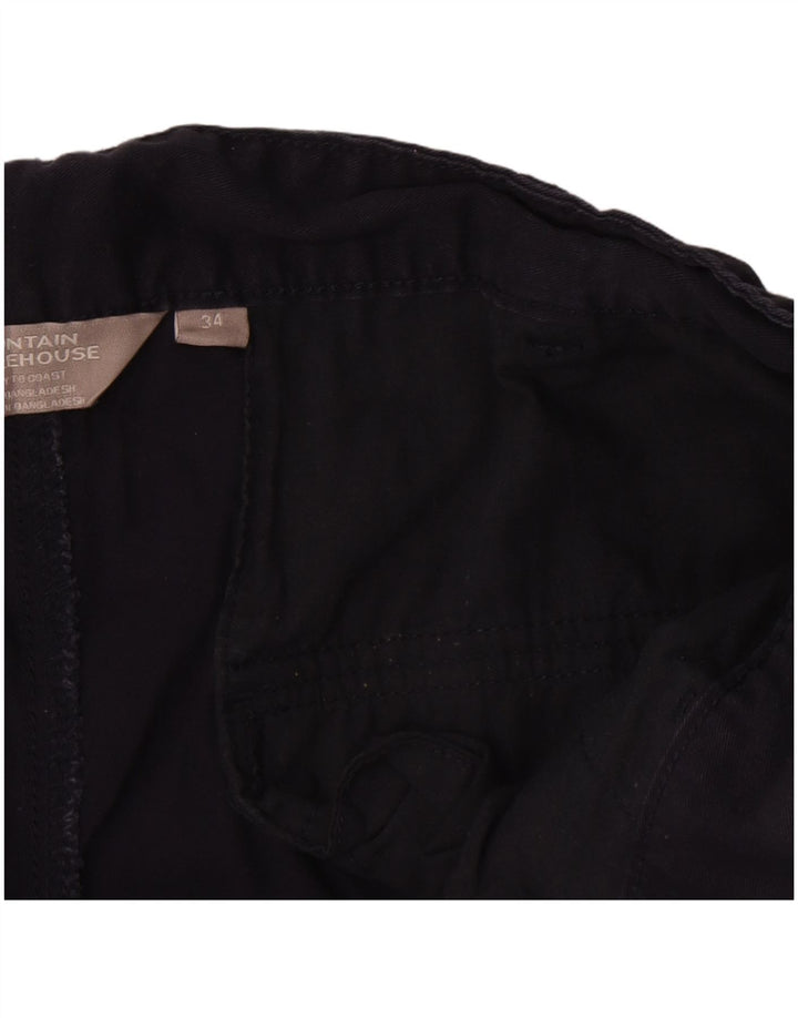 Ανδρικό σορτς Cargo Mountain Warehouse W34 Large Navy Blue Cotton