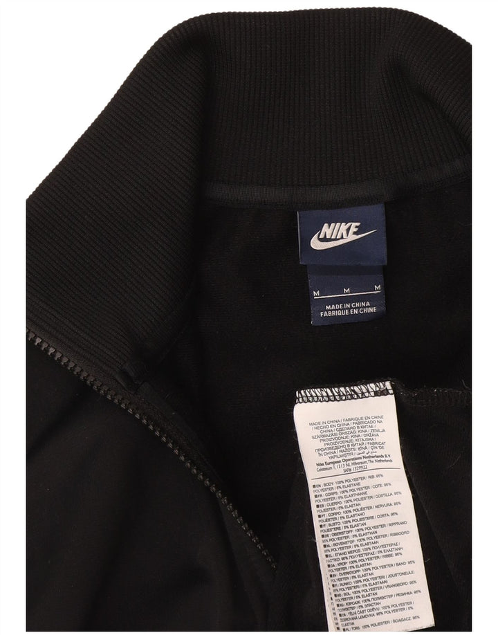 Γυναικεία αθλητική φόρμα Nike Top Jacket UK 12 Medium Black Colourblock Polyester