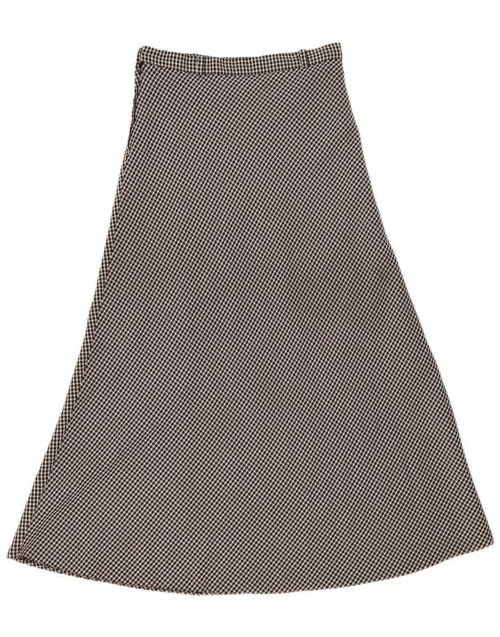 Vintage Γυναικεία Midi Φούστα EU 40 Medium W30 Black Gingham