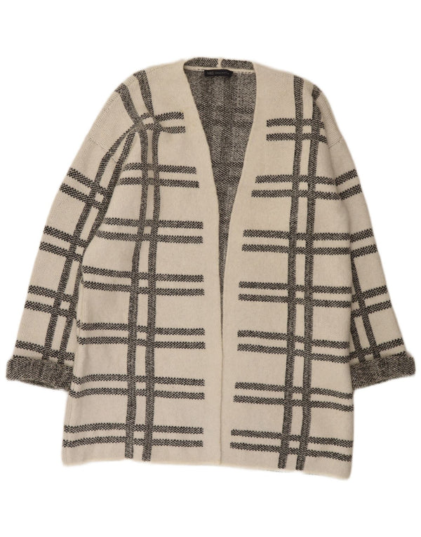 Marks & Spencer Γυναικεία ζακέτα Longline πουλόβερ UK 16 Large White Check