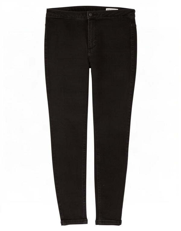 Marks & Spencer Γυναικεία Super Skinny Jeans UK 16 Large W32 L27 Μαύρο βαμβακερό