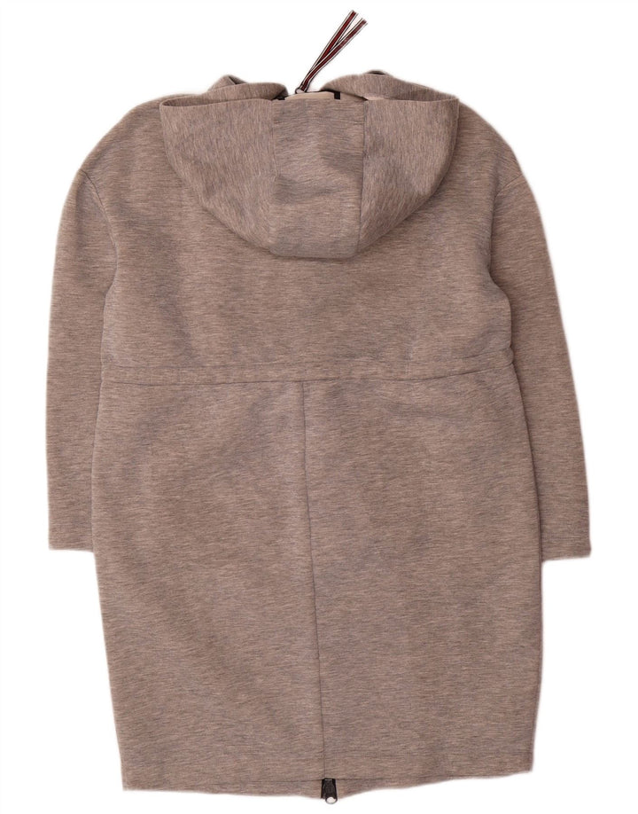 Max & Co. Γυναικείο πανωφόρι με κουκούλα UK 10 Small Grey Flecked Modal