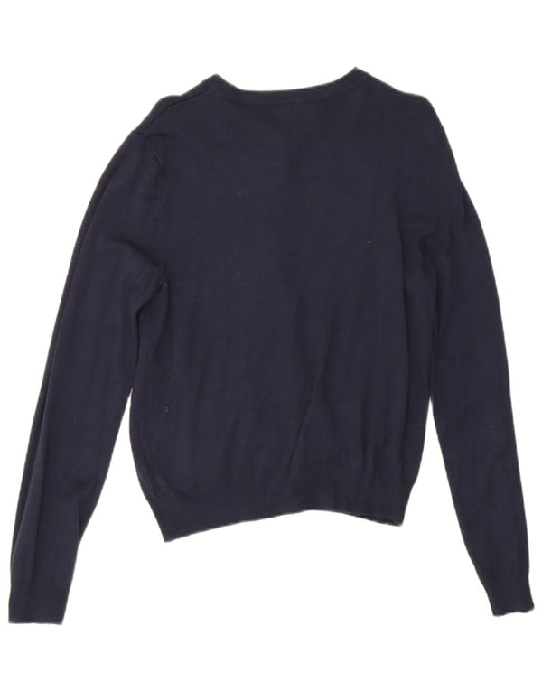 Marks & Spencer Γυναικεία ζακέτα πουλόβερ UK 12 Medium Navy Blue Viscose