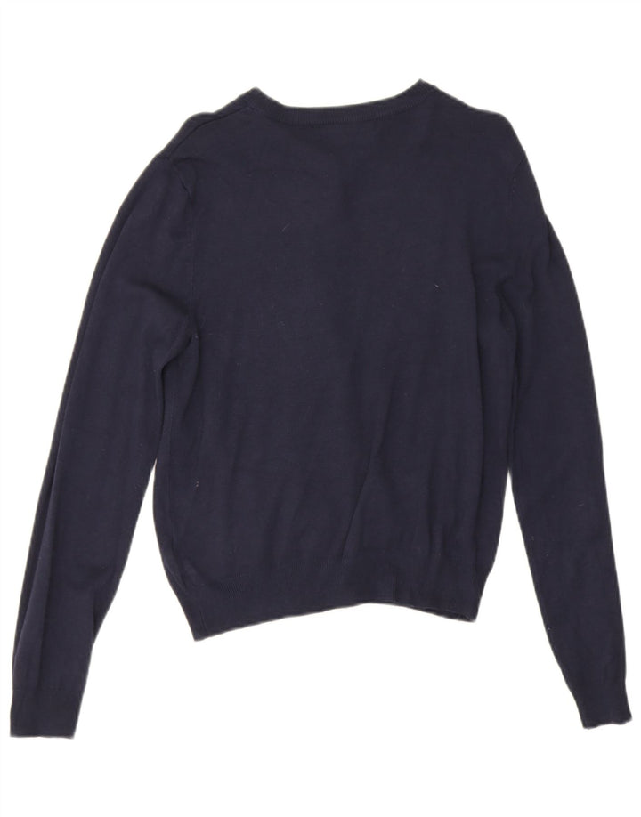 Marks & Spencer Γυναικεία ζακέτα πουλόβερ UK 12 Medium Navy Blue Viscose