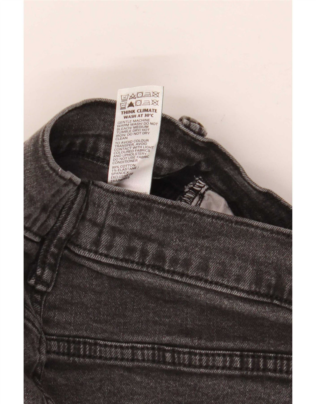 Marks & Spencer Ανδρικό Slim Jeans W32 L31 Μαύρο βαμβακερό