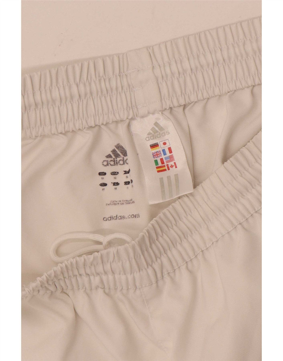 Ανδρικό αθλητικό σορτς Adidas Climalite, μεσαίο λευκό