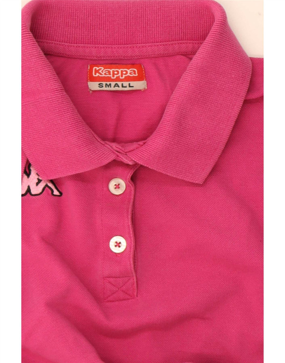 Kappa γυναικείο μπλουζάκι πόλο UK 10 Small Pink