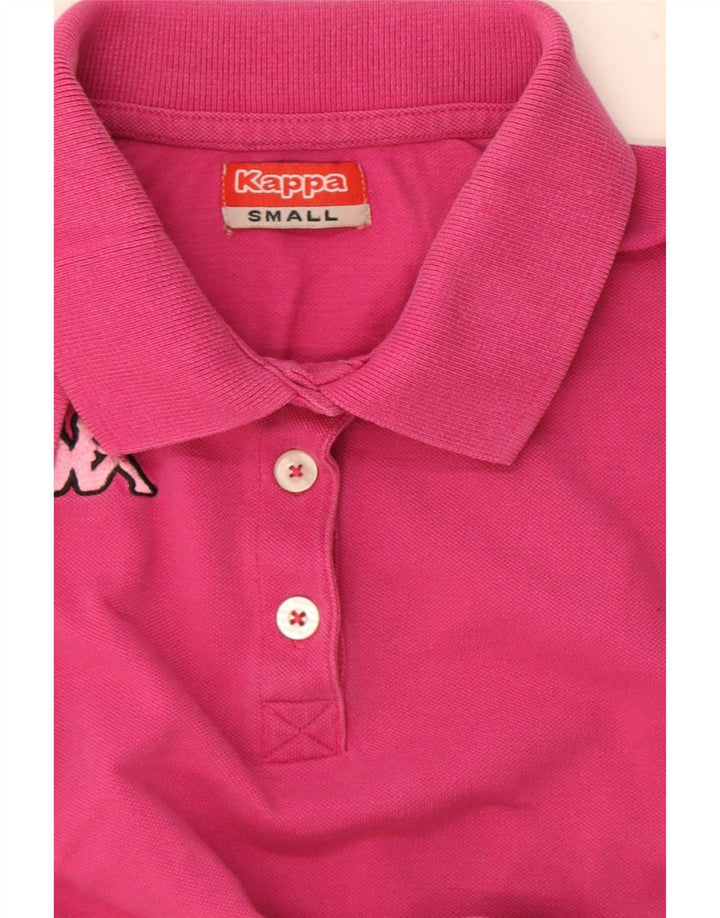 Kappa γυναικείο μπλουζάκι πόλο UK 10 Small Pink
